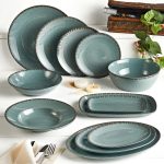 DOT - URANUS BLUE OVAL PLATTER 36 CM - Image 2