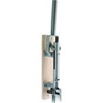 BOJ - PROFESSIONAL WALL MOUNTED CORKSCREW NATURAL FINISH WITH OAK WOODEN BACKING