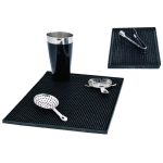NOV - BAR MAT RUBBER BLACK 45 x 30 CM
