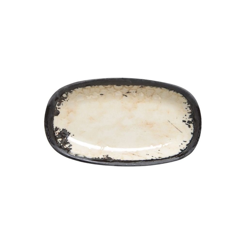 06-608.jpg RINART - VEGA OVAL DEEP PLATE 25 CM *Chipping Guarantee - Image 1