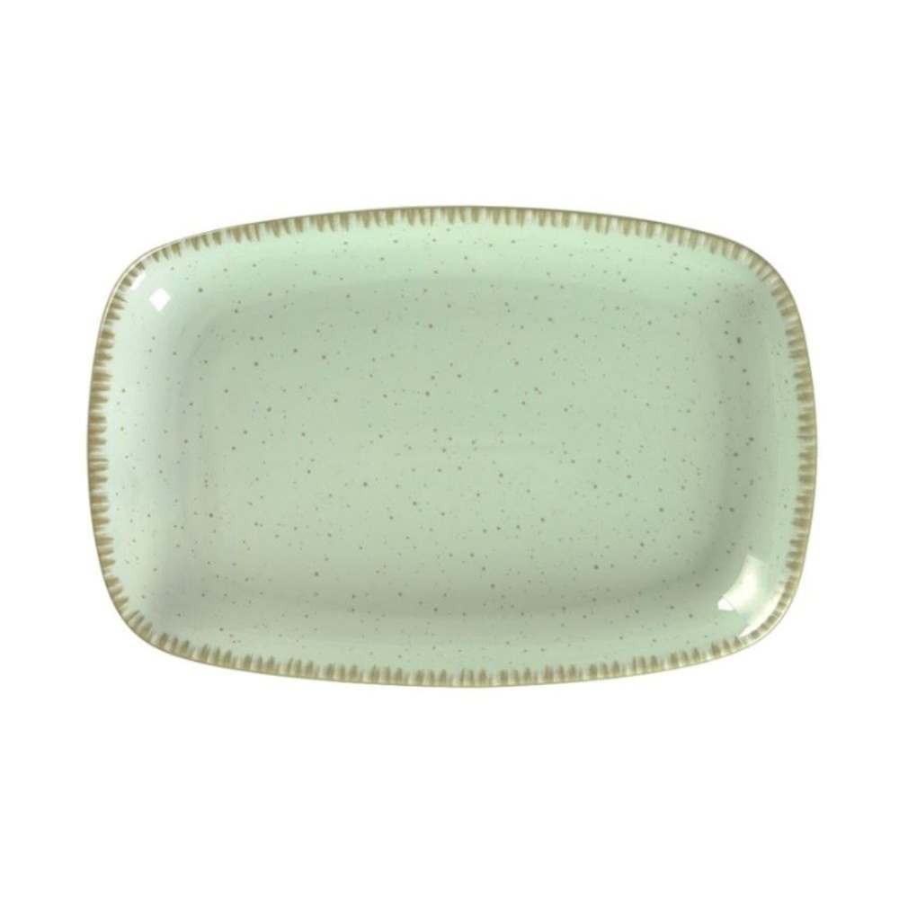 0744376.jpg DOT - PISTACHIO GREEN RECTANGULAR PLATTER 31 x 21 CM - Image 1