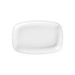 DOT - WHITE RECTANGULAR PLATTER 31 x 21 CM