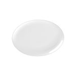 DOT - WHITE OVAL PLATTER 31 CM