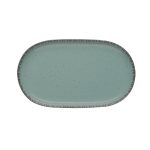 DOT - URANUS BLUE OVAL PLATTER 33 x 19 CM