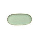 DOT - PISTACHIO GREEN OVAL PLATTER 19 x 9.5 CM