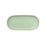 DOT - PISTACHIO GREEN OVAL PLATTER 25 x 12 CM