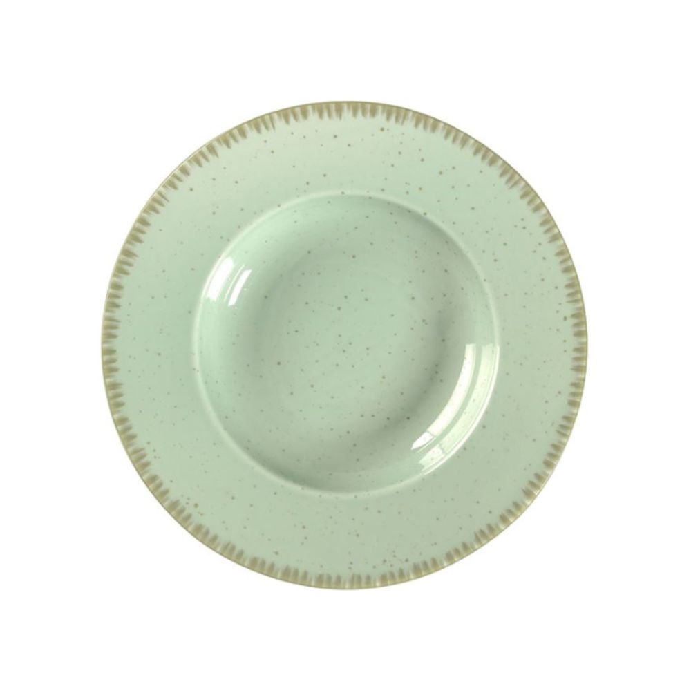 0751877.jpg DOT - PISTACHIO GREEN PASTA PLATE 27 CM - Image 1