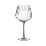 BOHEMIA CRYSTAL - COLUMBA OPTIC BURGUNDY GLASS 640 ML