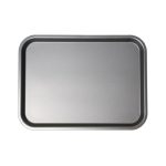 GENUS DEI - CAFETERIA TRAY 45 x 35 CM GREY ALUMINIUM