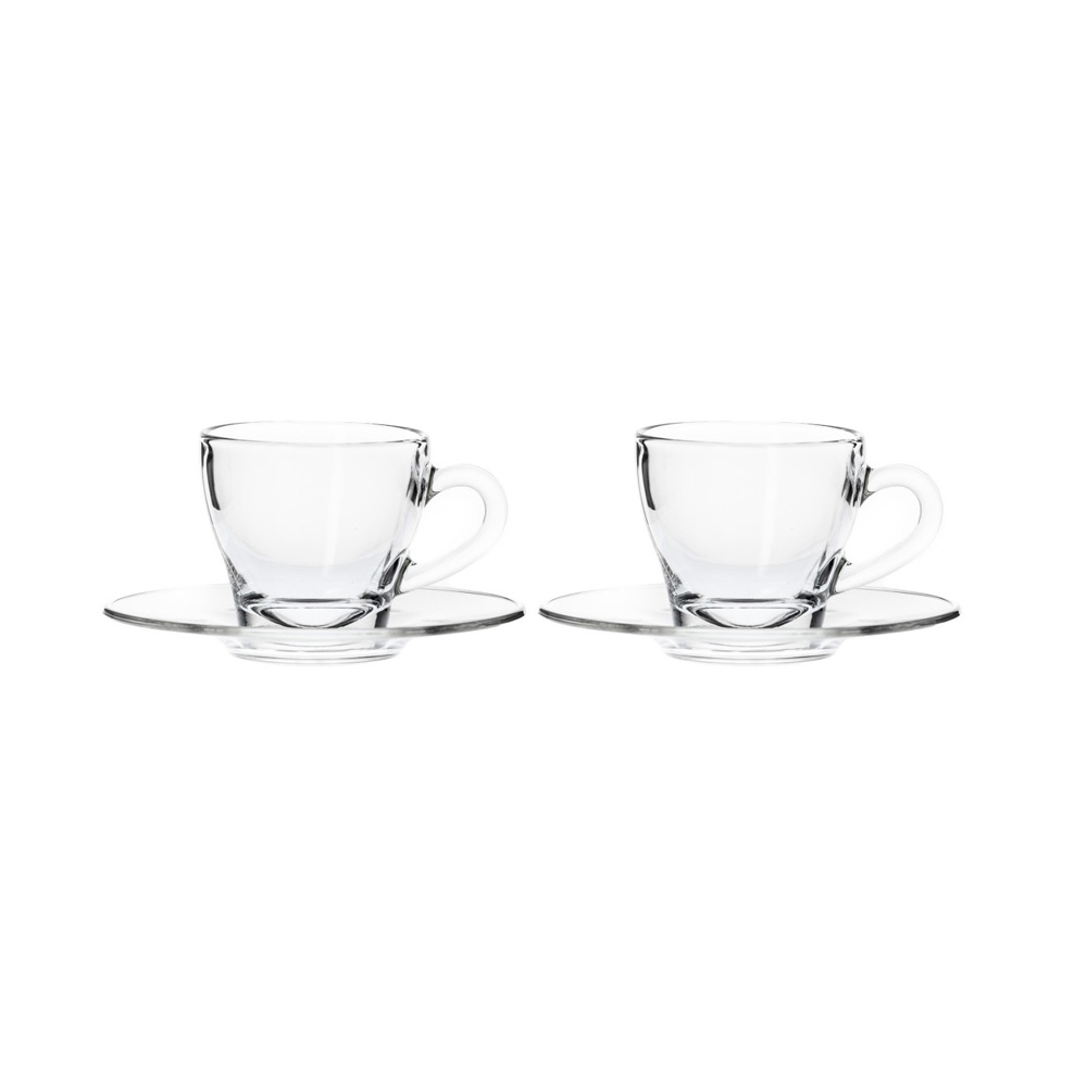 13245411.jpg BORGONOVO - ISCHIA COFFEE SET OF 2 WITH SAUCER 80 ML - Image 1