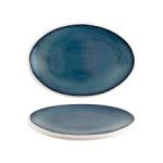 *DISCONTINUED - ALAR - SILICE OVAL PLATTER AZURE BLUE 31 x 21.5 CM