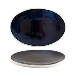 *DISCONTINUED - ALAR - SILICE OVAL PLATTER AZURE BLUE 36 x 25 CM