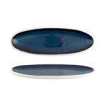 *DISCONTINUED - ALAR - SILICE OVAL PLATTER AZURE BLUE 41 x 28 CM