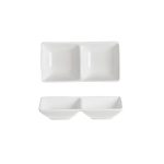 ALAR - TWO COMPARTMENT RECT. DISH 17 CM