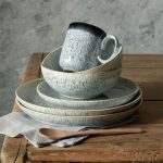 DENBY - HALO SPECKLE MEDIUM COUPE PLATE 21 CM - Image 4