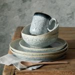DENBY - HALO SPECKLE COUPE DINNER PLATE 26 CM - Image 5