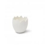 100 CHEF - PORCELAIN SHINY BROKEN EGG CUP Ø 4.5 x 5 CM / 50 ML
