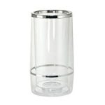 ILSA - ACRYLIC TRANSPARENT WINE COOLER DOUBLE WALL H: 23 CM / MADE IN ITALY