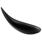 APS - BOAT BUFFET SPOON MELAMINE BLACK 14.5 x 4.5 CM