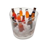 GOLDPLAST - MIDA CHAMPAGNE BUCKET CLEAR Ø32 CM