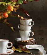 *DISCONTINUED - IONIA - EUPHORIA CAPPUCCINO SAUCER 15 CM - Image 3
