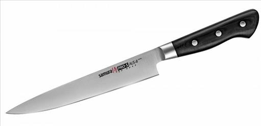 4751029321602.jpg SAMURA - PRO-S SLICING KNIFE 20 CM 59 HRC SP-0045 - Image 1