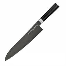 4751029323200.jpg SAMURA - MO-V STONEWASH GRAND CHEFS KNIFE 24 CM / SM-0087B - Image 1
