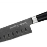 SAMURA - MO-V STONEWASH SANTOKU KNIFE 18 CM / SM-0094B