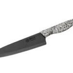 SAMURA - INCA BLACK ZIRCONIA CERAMIC CHEFS KNIFE 18.7 CM SIN-0085B