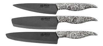 4751029323286.jpg SAMURA - INCA BLACK ZIRCONIA CERAMIC SET OF 3 KNIVES SIN-0220B - Image 1