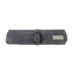 SAMURA - CHEF ROLLS NATURAL LEATHER BLUE 7 PLACES 44 x 13 x 12 CM SCR-BL