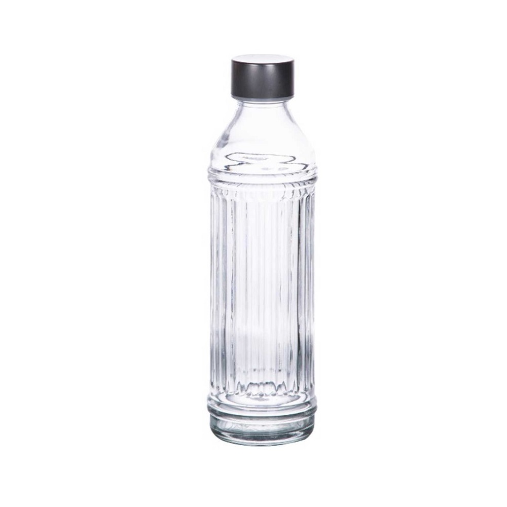 5203116237444.jpg MARVA - RIBBED WATER BOTTLE WITH COPPER LID 1.1 L 835000 - Image 1