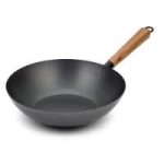 NAVA - CARBON STEEL CANTONESE WOK 35 CM