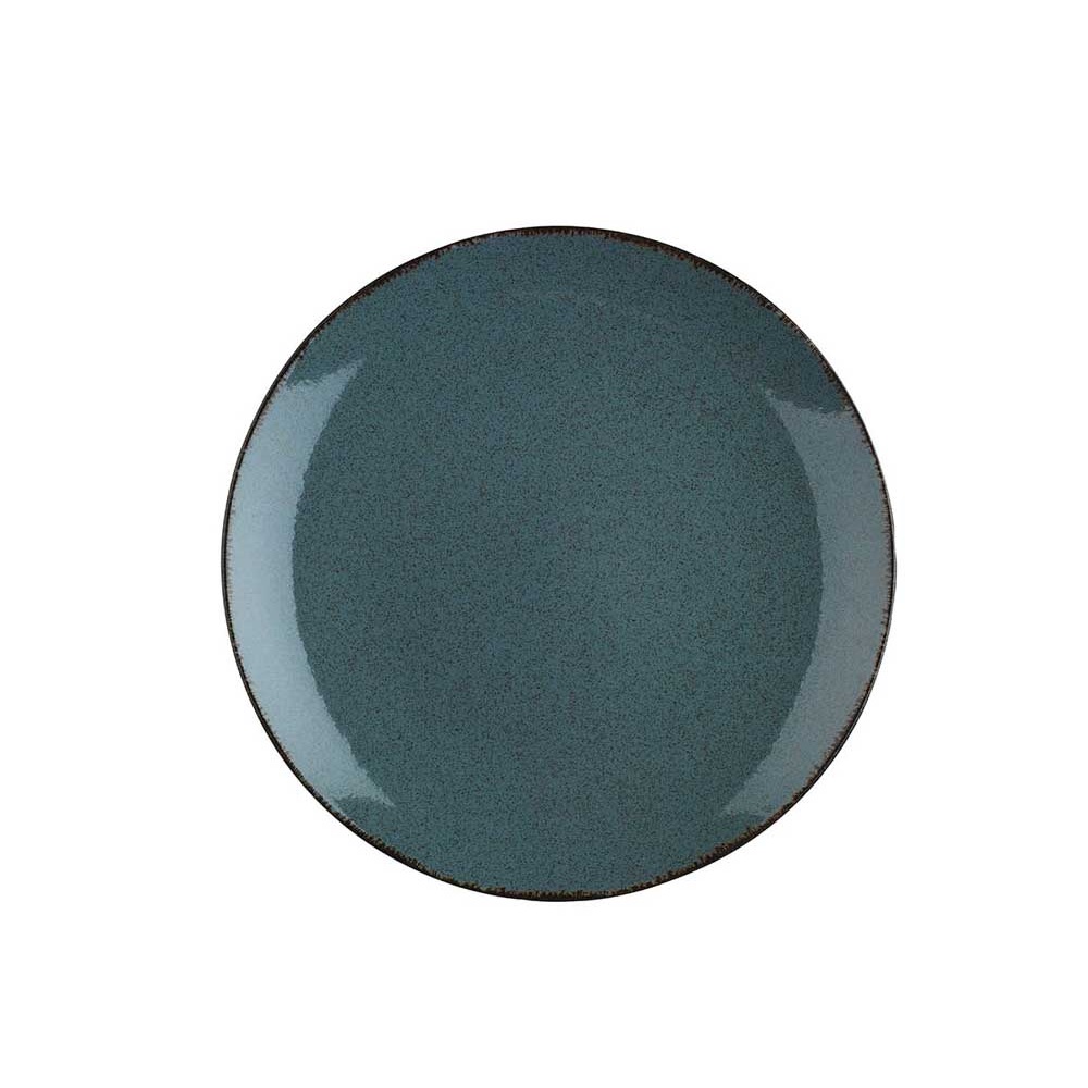 5206954034718.jpg *DISCONTINUED - PEARL - OF MOOD FLAT PLATE 24 CM BLUE - Image 1