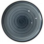 *DISCONTINUED - PORLINE - BLUE FLAT PLATE 21 CM