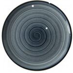*DISCONTINUED - PORLINE - BLUE FLAT PLATE 27 CM
