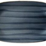 *DISCONTINUED - PORLINE - BLUE OVAL DEEP TRAY 17 x 29 CM