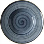 *DISCONTINUED - PORLINE - BLUE PASTA PLATE 26 CM
