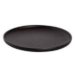 *DISCONTINUED - MAASTRICHT - PORCELAIN UNIVERSE BLACK MAT LOW DISH 11.5 CM