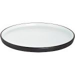 *DISCONTINUED - MAASTRICHT - PORCELAIN COSMIC BLACK/WHITE DINNER PLATE 25 CM