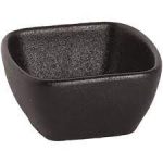 *DISCONTINUED - MAASTRICHT - PORCELAIN UNIVERSE BLACK MAT RAMEKIN 8 x 8 CM