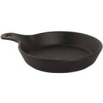 *DISCONTINUED - MAASTRICHT - PORCELAIN UNIVERSE BLACK MAT SERVING BOWL WITH HANDLE 16 CM