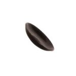 *DISCONTINUED - MAASTRICHT PORCELAIN - BLACK TAHITI DEEP PLATE 25 CM