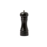 KOS - SALT/PEPPER MILL BLACK WOODEN 15 CM