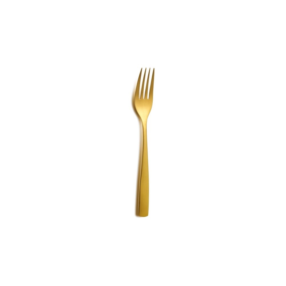 6099.jpg COMAS - BARCELONA GOLD 18/0 3.5 MM CAKE FORK SET OF 12 - Image 1