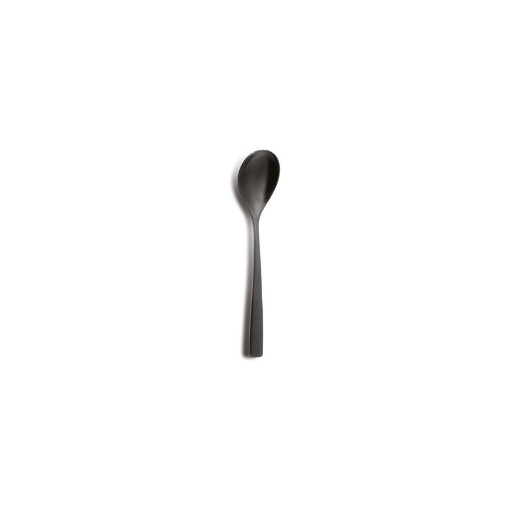 6107.jpg COMAS - BARCELONA BLACK 18/0 3.5 MM MOKA SPOON SET OF 12 - Image 1