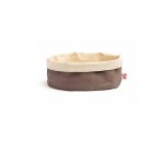 COMAS - 3 LAYER WOOVEN OVAL GREY BREAD BASKET 20x15x10 CM