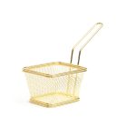 COMAS - SQUARE BASKET ST/ST 10 x 9 x 7 CM GOLD - Image 2