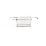 COMAS - SQUARE BASKET  WITH HANDLES ST/ST 11 x 9 x 5.5 CM SILVER