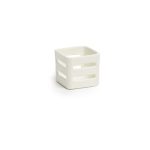 COMAS - PORCELAIN MINI BOX SMALL 6 x 6 x 5.5 CM WHITE
